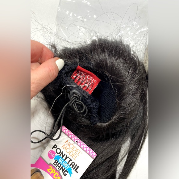 Ponytail Yaky Straight 1B Black Color Lace WIG Jayla - Picture 7 of 9